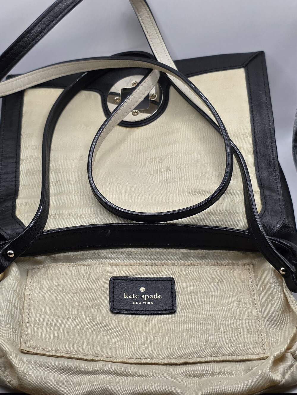 kate spade Black Leather Crossbody Bag with Gold Hardware - Picture 14 of 16